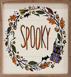 Halloween Wreath I Spooky By Anne Tavoletti